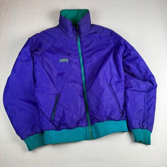 columbia sportswear Other - Columbia Sportswear Reversible‎ Jacket Mens XL Purple Teal Thinsulate Warm